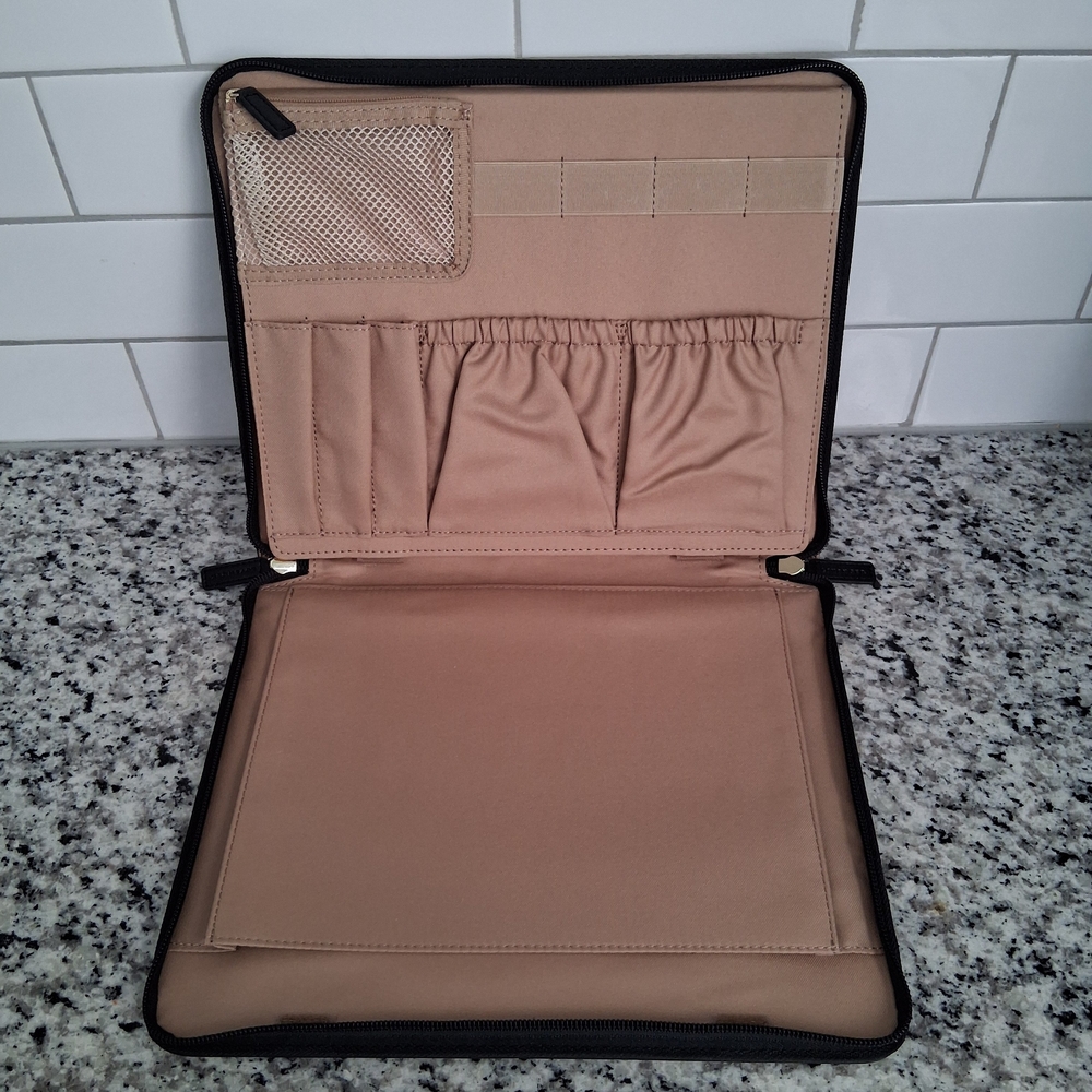 Levenger Levtex Portable Office Folio Brown